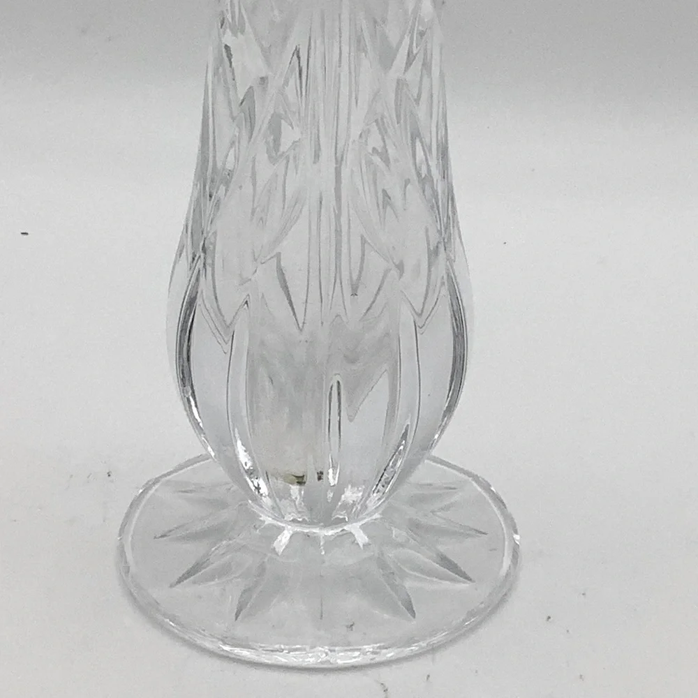 8” Footed Crystal Vase